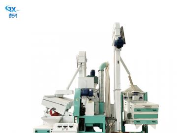 Small scale automatic rice roll milling machine/rice complete flour mill plant 