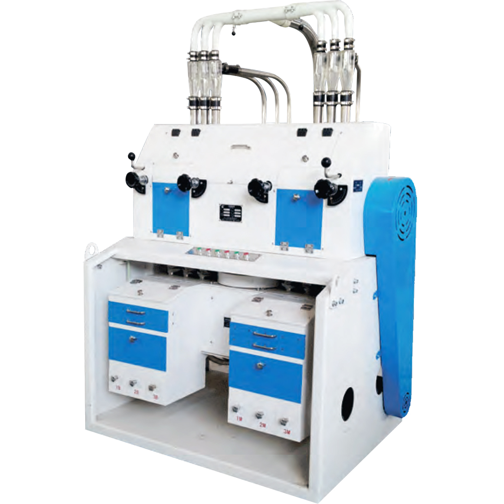 Laboratory flour mill, pilot mill, test mill in flour milling plant