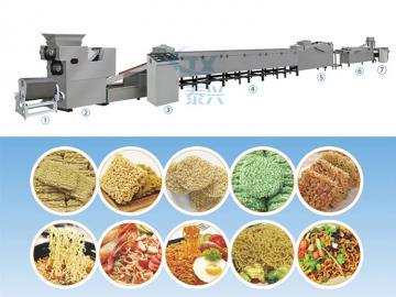 20000pcs fried instant noodle making machine factory manufacturer plant