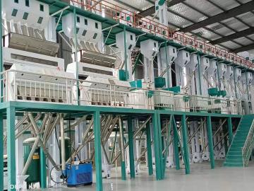 Small scale automatic rice roll milling machine/rice complete flour mill plant 