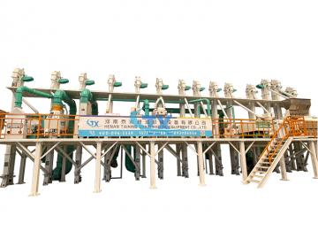 Auto 50Ton paddy husker rice milling machine equipment